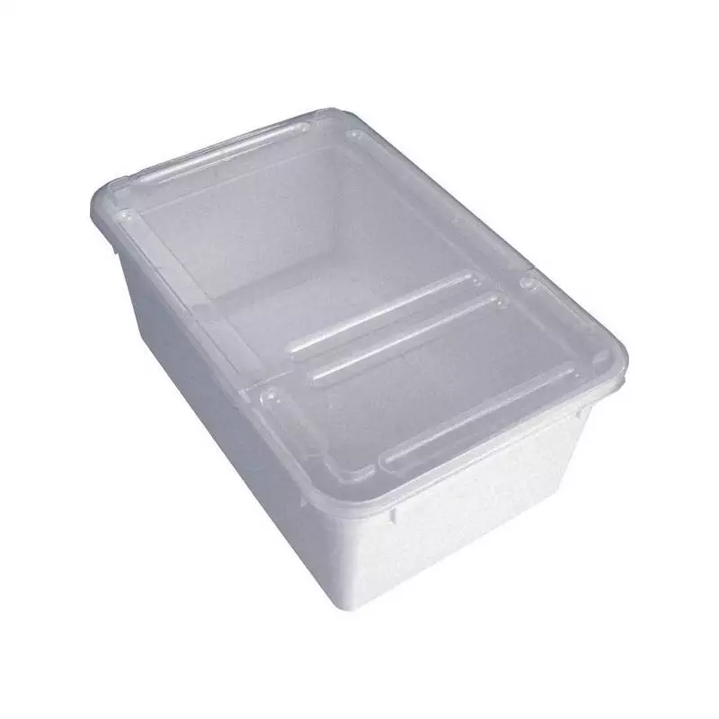 braplast rectangular box 13l hvid